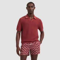 Pointelle Rib Johnny Sweater