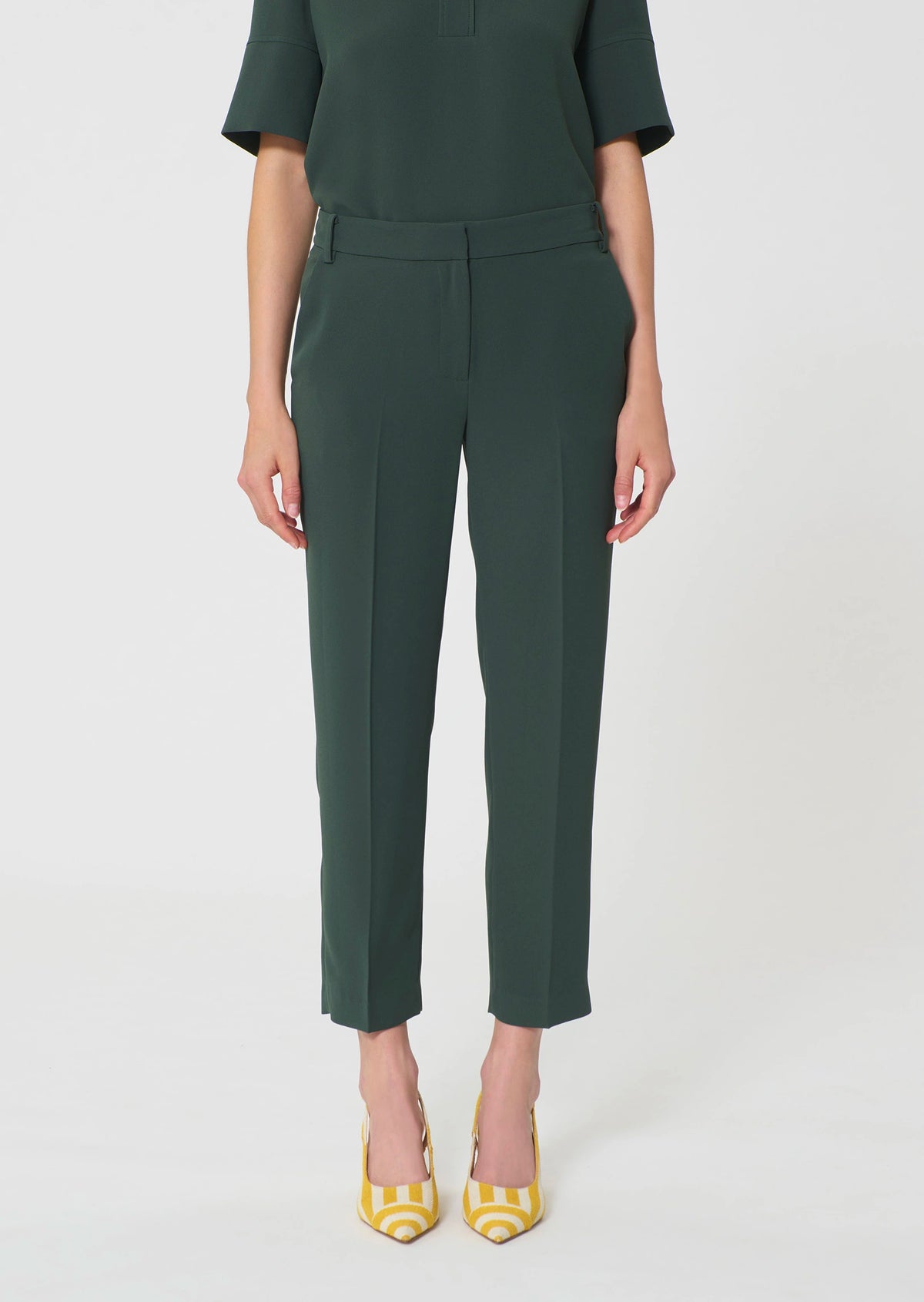 Polo Fluid Crepe Trousers