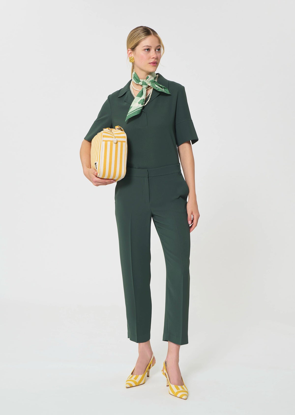 Polo Fluid Crepe Trousers