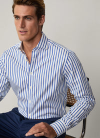 Poplin Wide Stripe Shirt