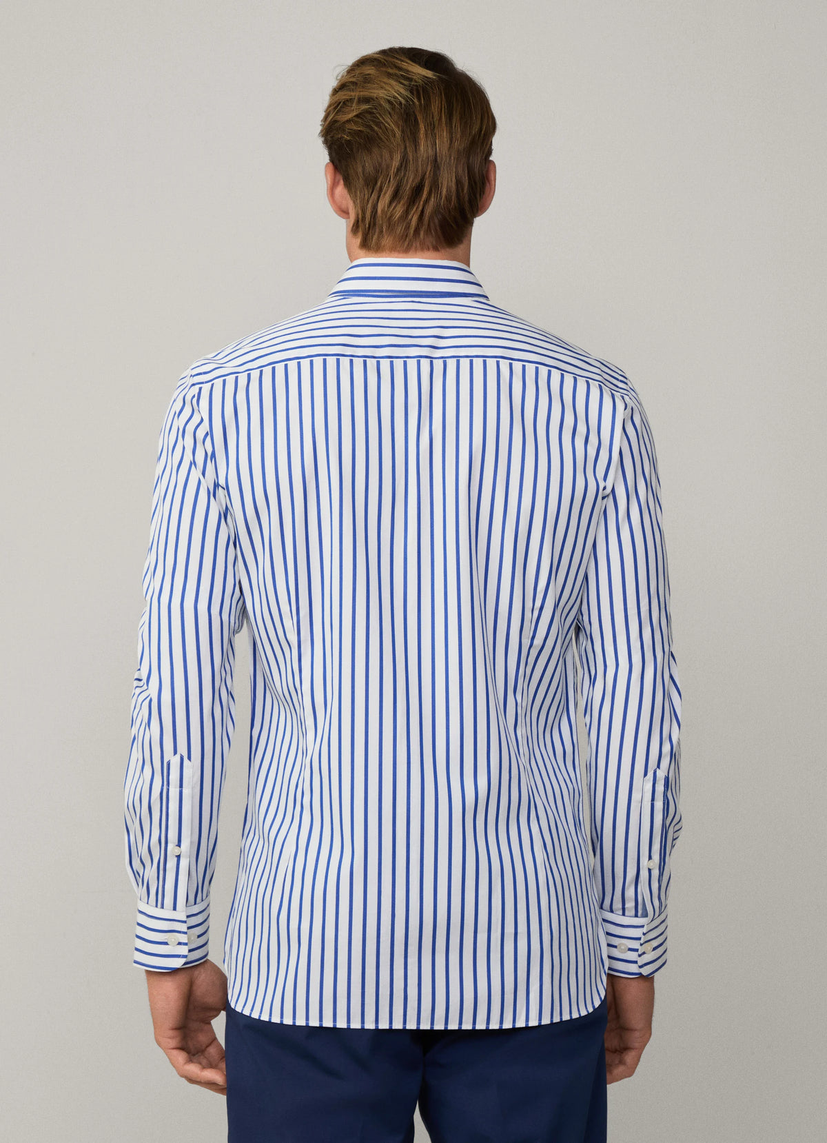 Poplin Wide Stripe Shirt