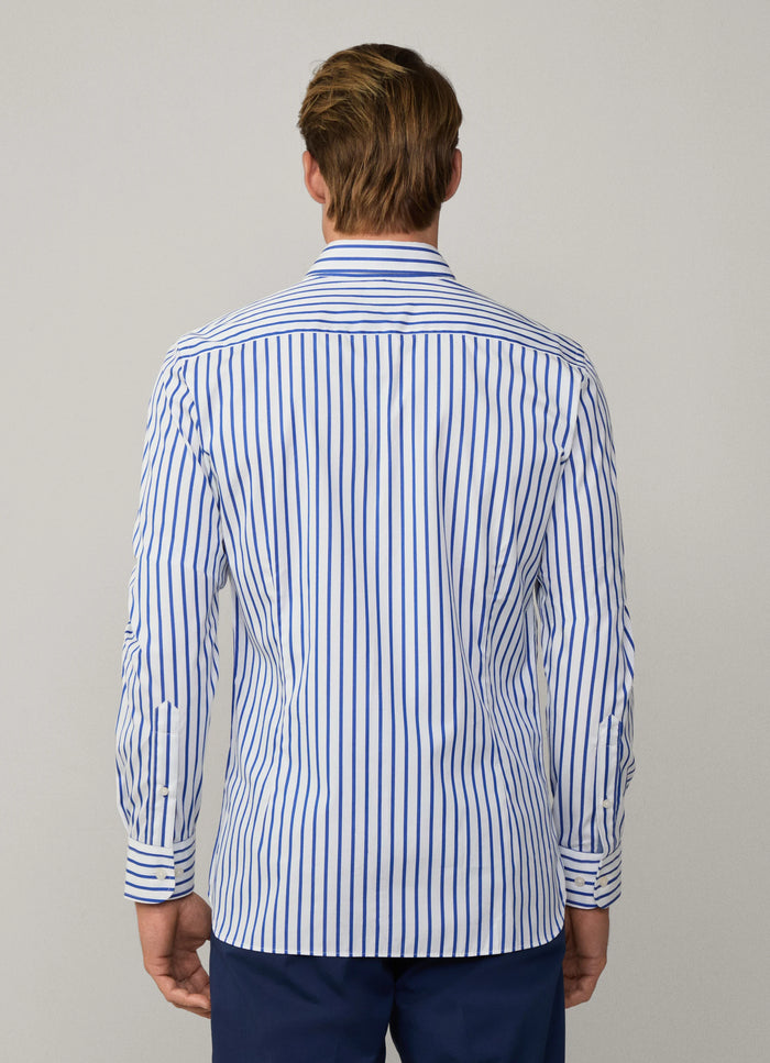 Poplin Wide Stripe Shirt