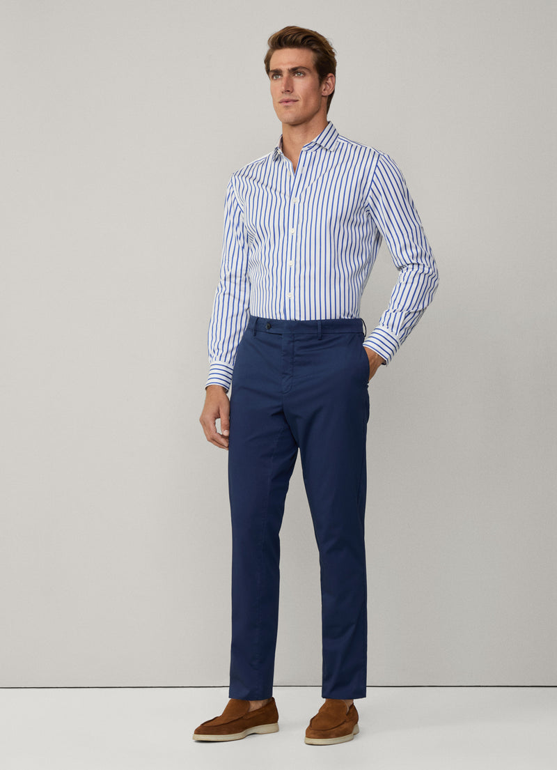 Poplin Wide Stripe Shirt
