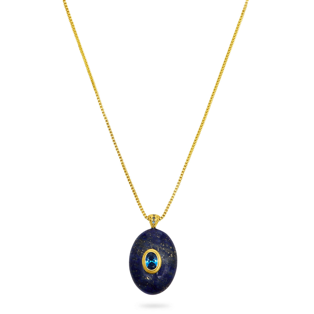 Oval Pendant Necklace