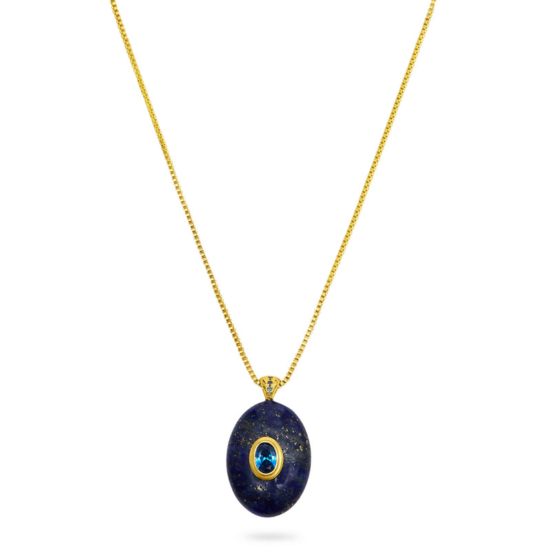 Oval Pendant Necklace
