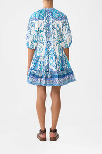 Puff Sleeve Shirt Dress