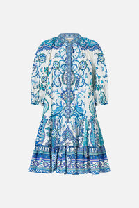 Puff Sleeve Shirt Dress