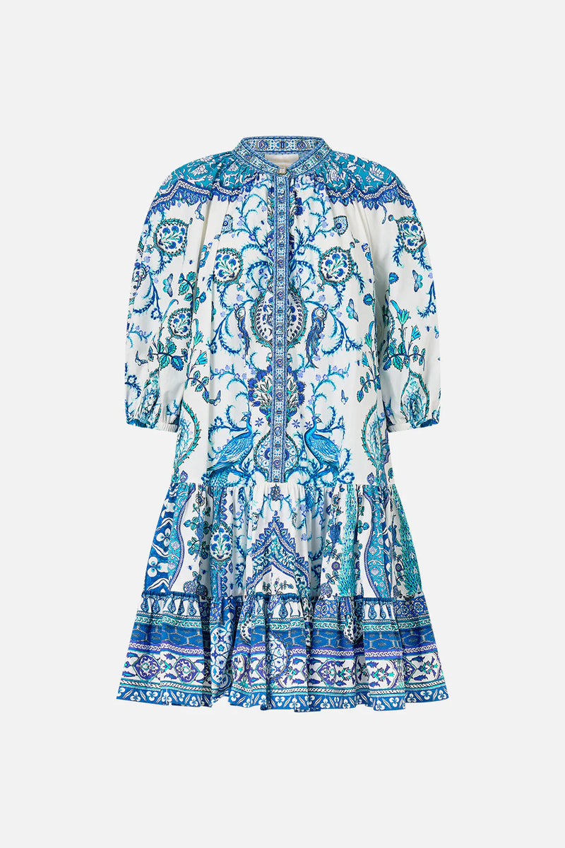 Puff Sleeve Shirt Dress