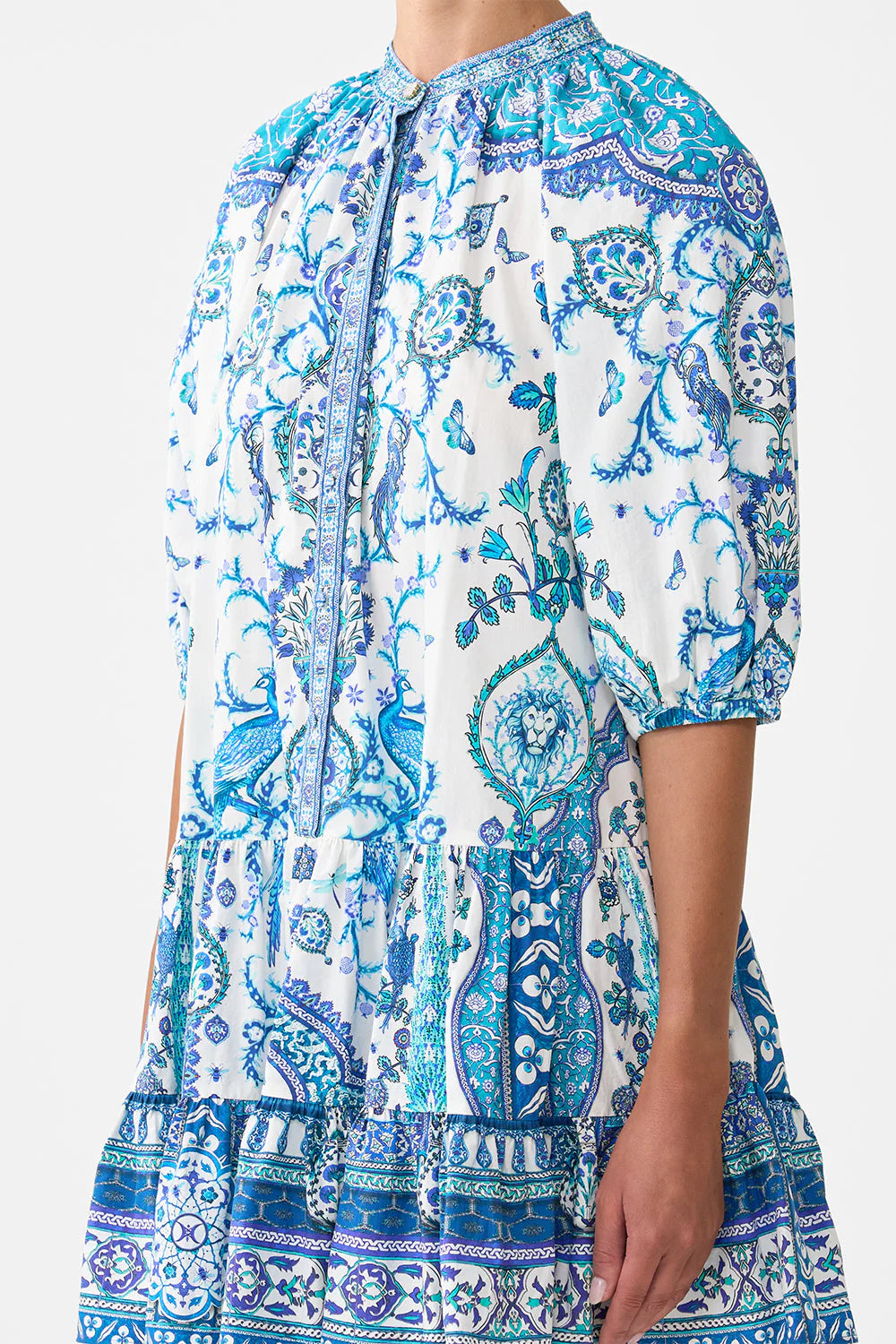 Puff Sleeve Shirt Dress