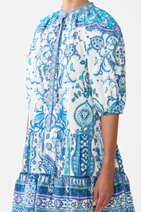 Puff Sleeve Shirt Dress