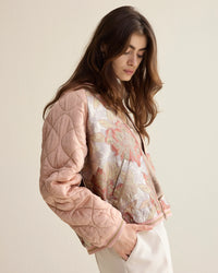 Quilted Bomber Jacket