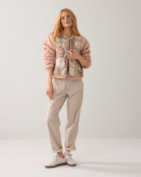 Quilted Bomber Jacket