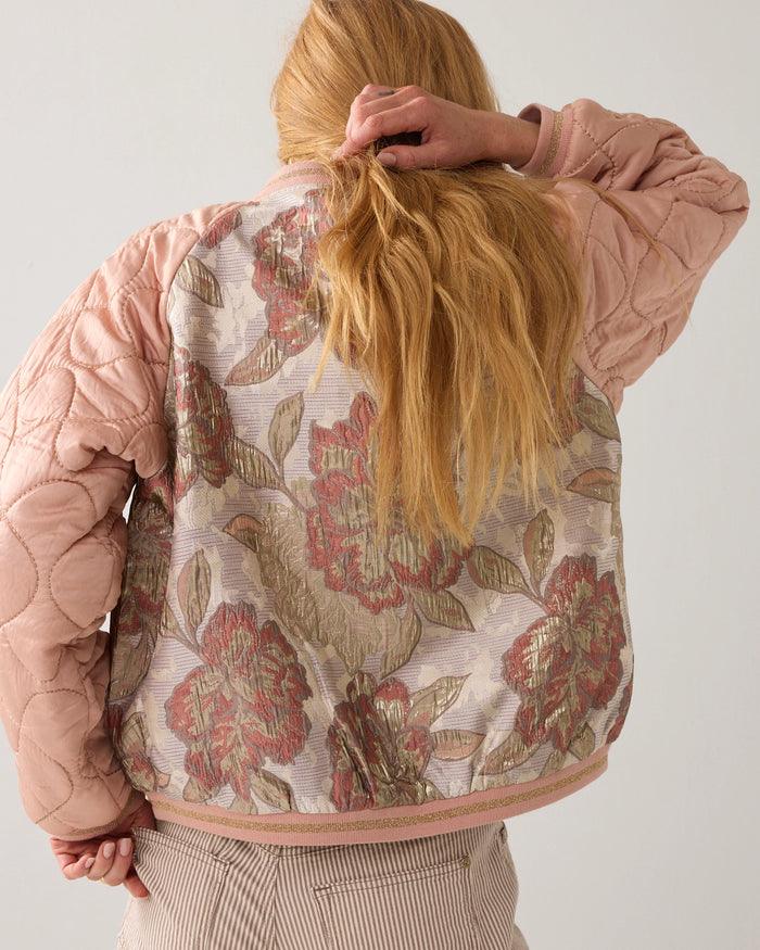 Quilted Bomber Jacket