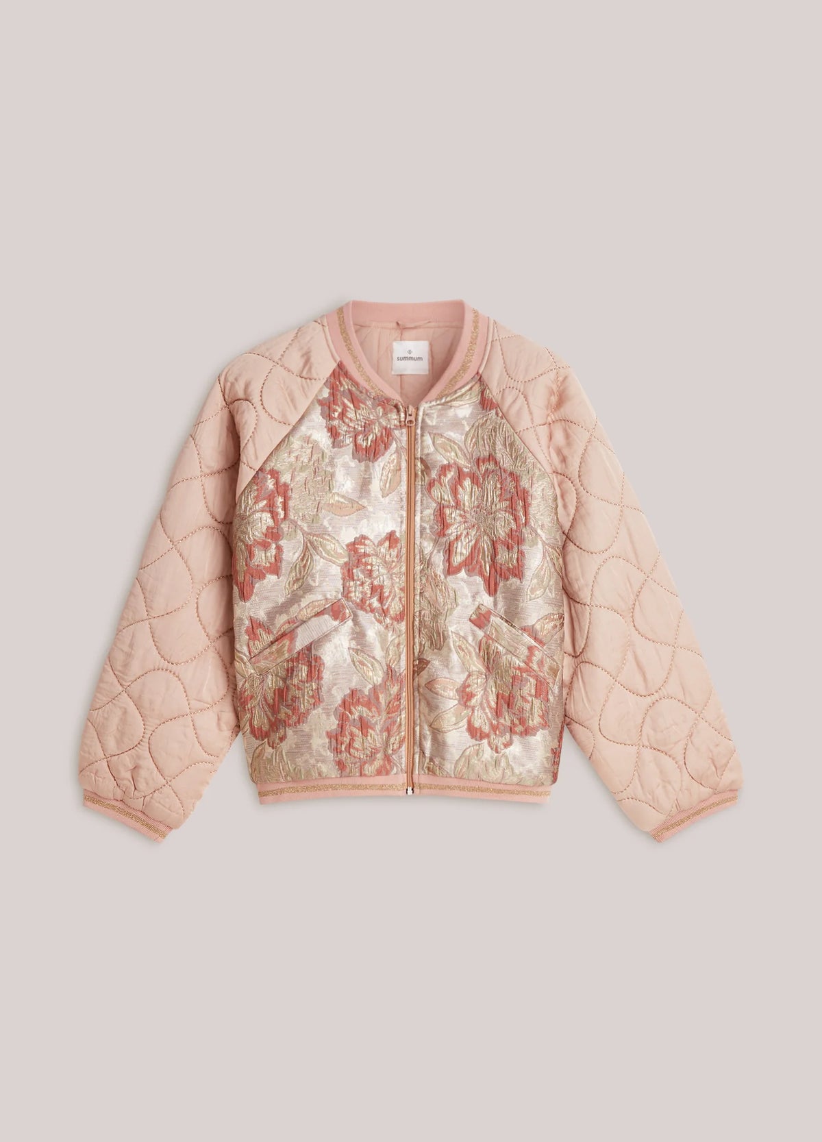 Quilted Bomber Jacket