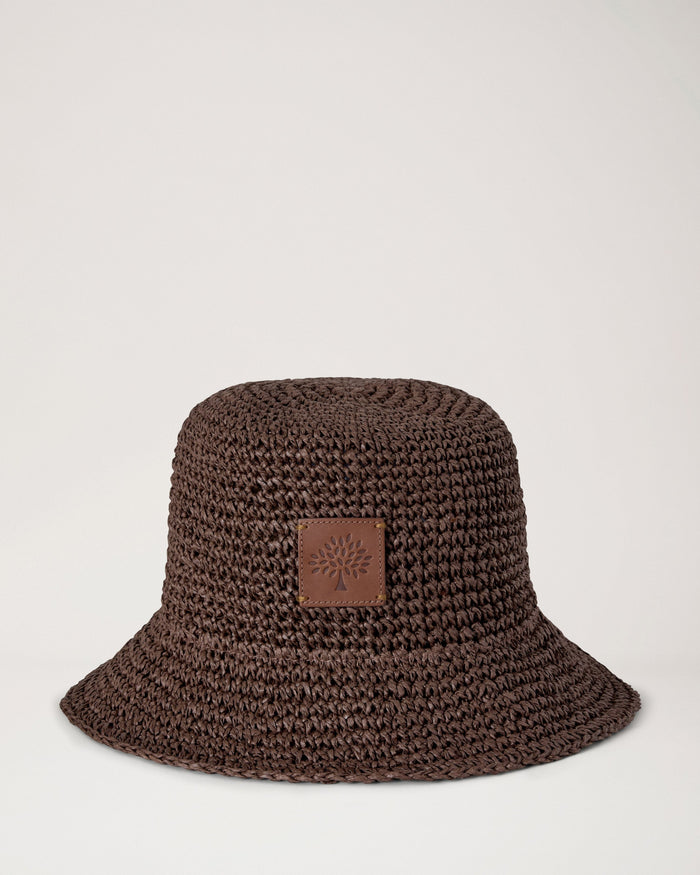 Raffia Mulberry Tree Bucket Hat