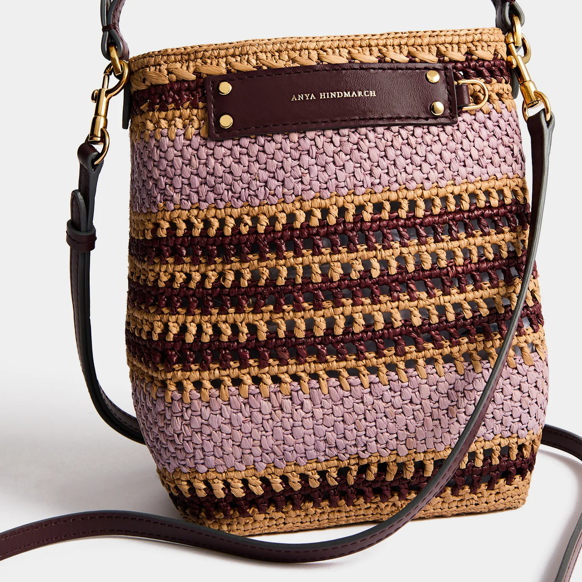 Raffia Stripe Cross-body