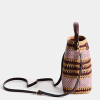 Raffia Stripe Cross-body