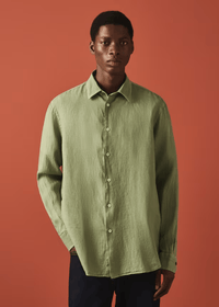 Regular-Fit Linen Shirt