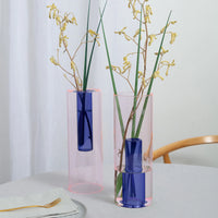 Large Reversible Glass Vase