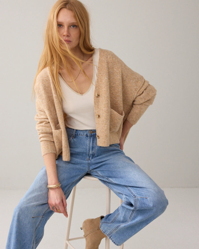 Reversible Singlet w Glitter Trim