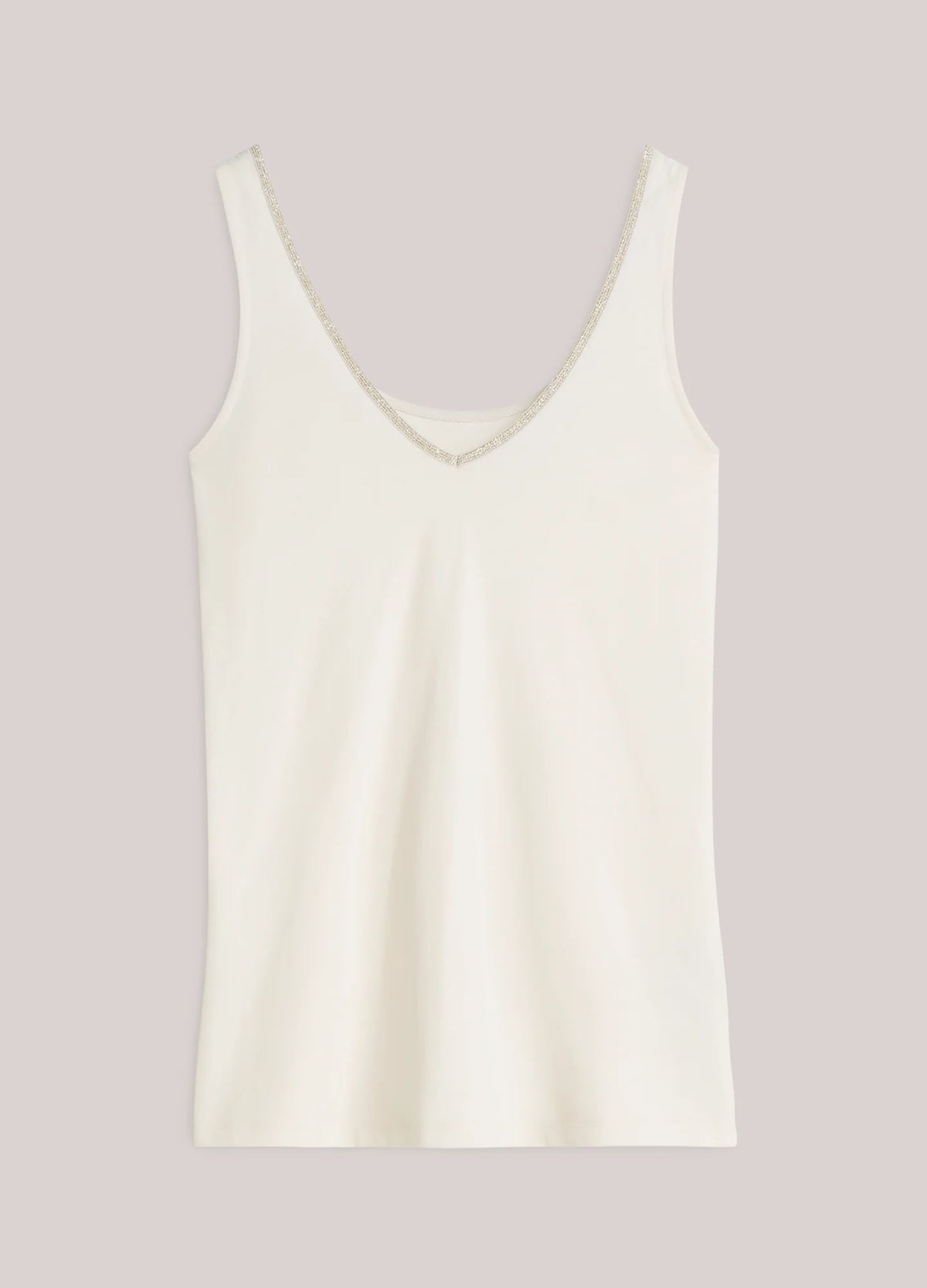 Reversible Singlet w Glitter Trim