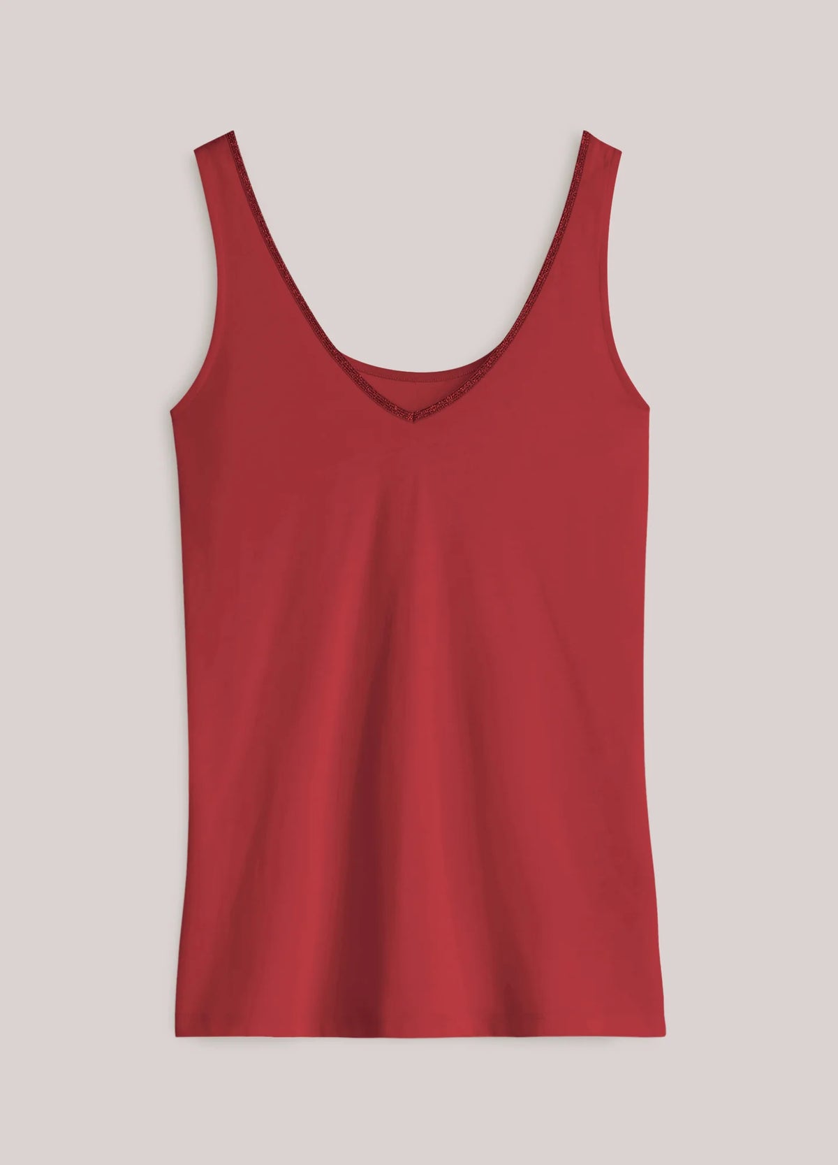 Reversible Singlet w Glitter Trim
