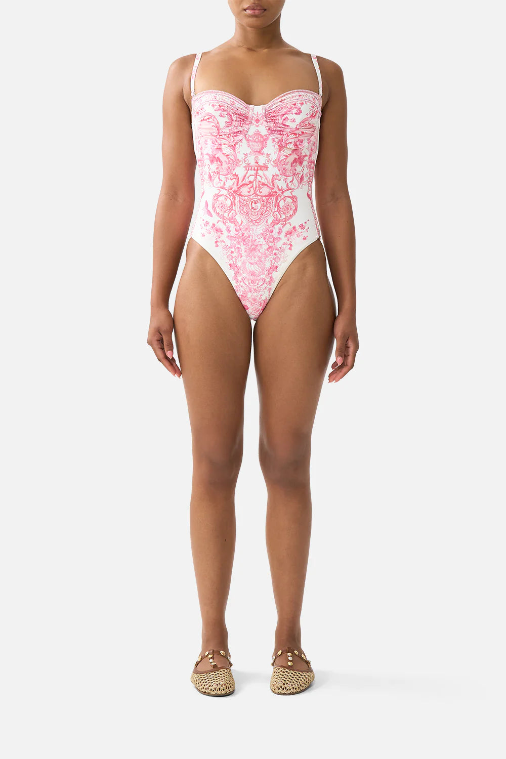 Ruched Cup One Piece