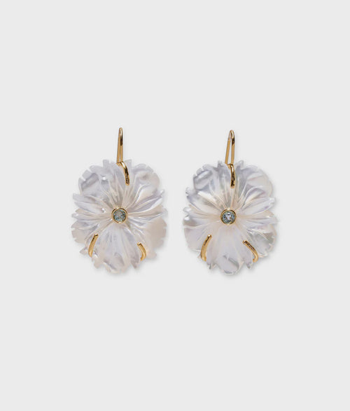 New Bloom Earrings in Mother-of-Pearl