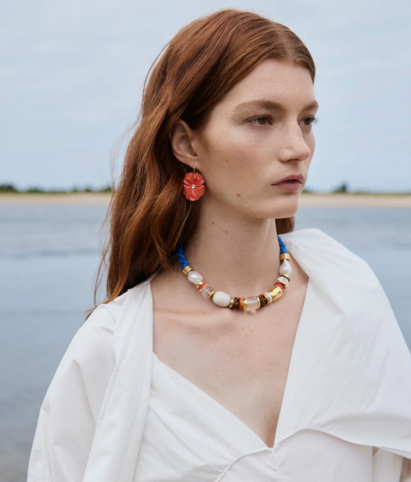 New Bloom Earrings in Spice