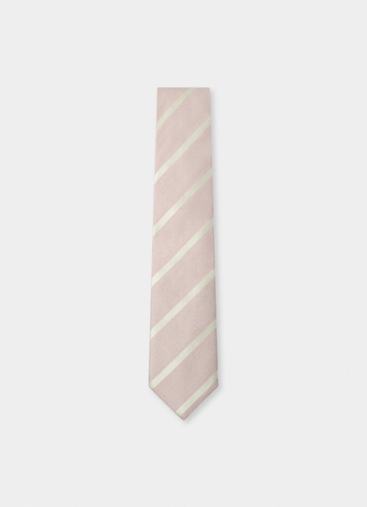 Satin Textured Silk Stripe Tie