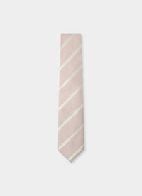 Satin Textured Silk Stripe Tie