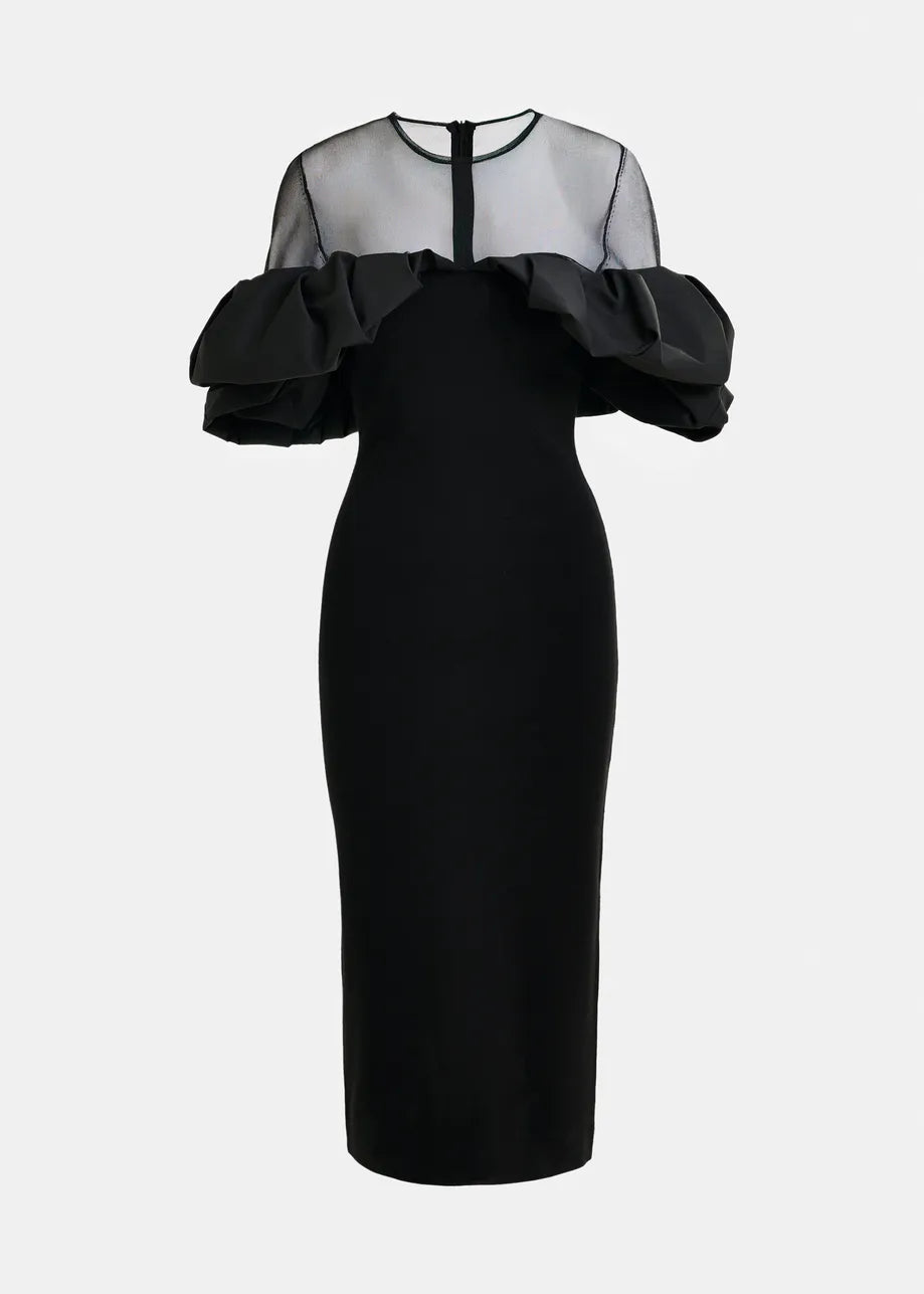 Satis Share Midi Dress