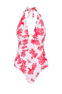 Scala Ring Halterneck Swimsuit