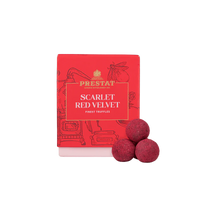 Scarlet Red Velvet Truffle Cube