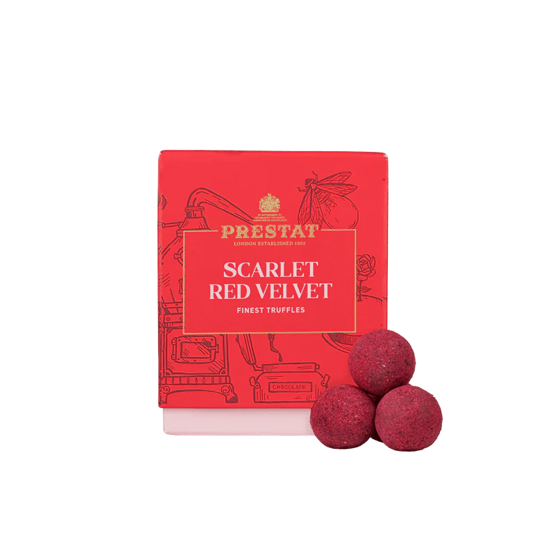 Scarlet Red Velvet Truffle Cube