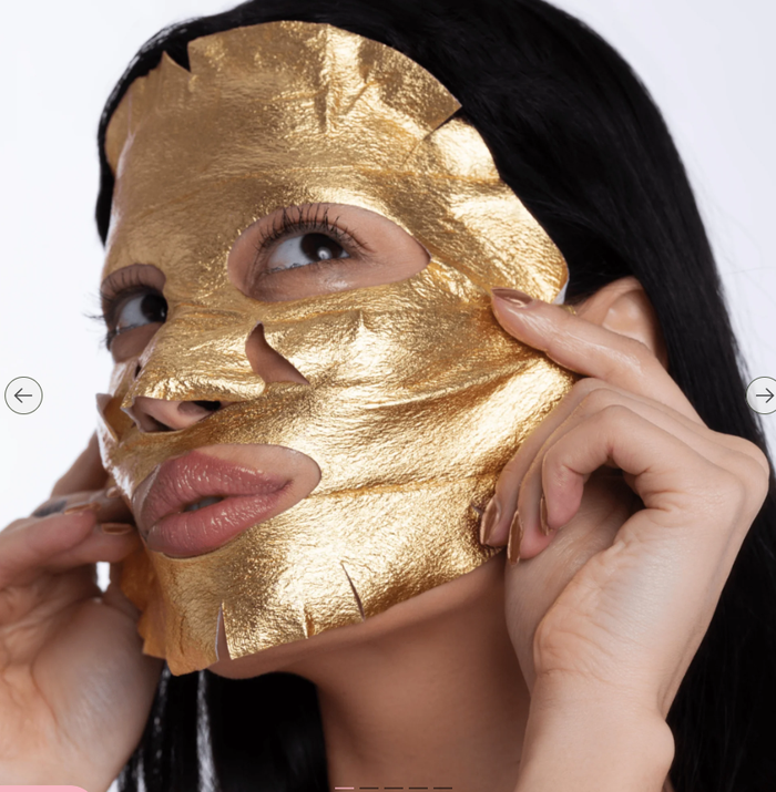 Gold Foil Face Mask