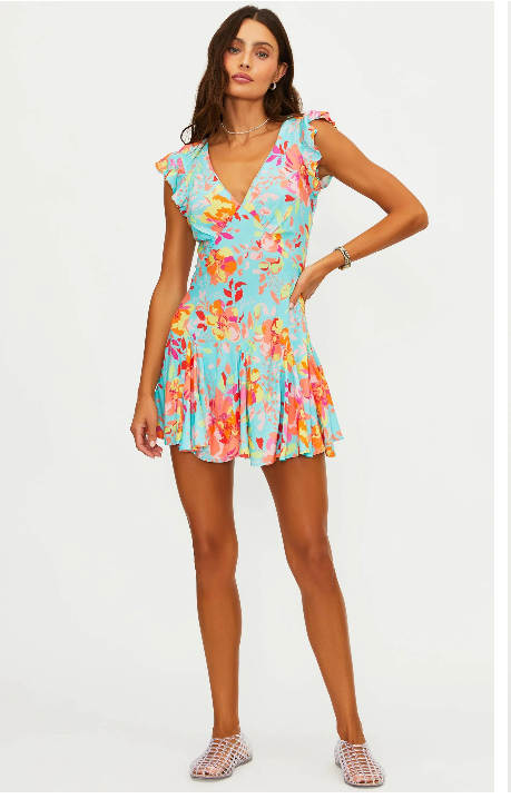 Lennie Dress Gulf Bloom