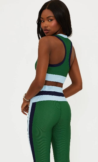 GWEN TOP IVY COLORBLOCK