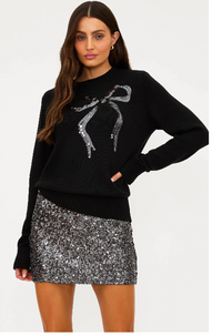 Jolene Sweater Black Bow