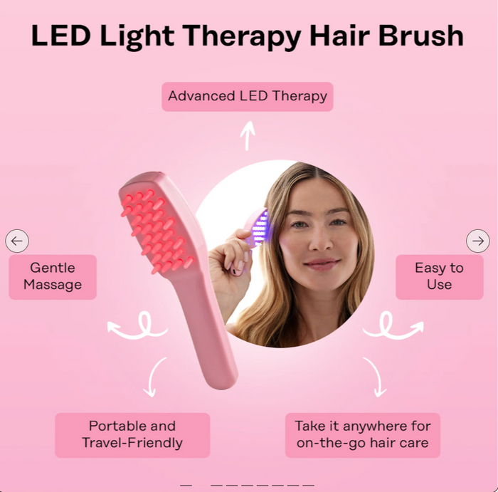 LED Hair and Scalp Brush