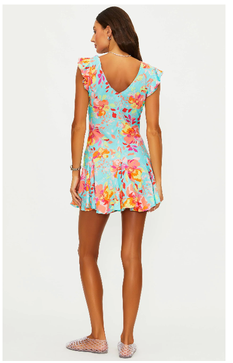 Lennie Dress Gulf Bloom