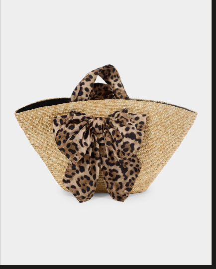 Carlotta Natural Straw Tote