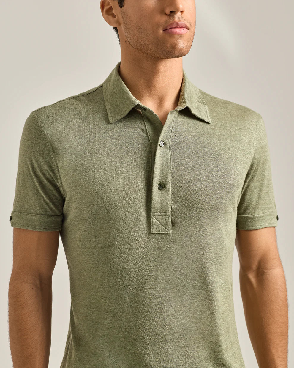 Sebastian Linen Polo Shirt