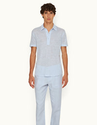 Sebastian Linen Polo Shirt