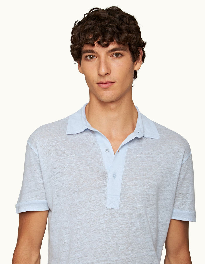 Sebastian Linen Polo Shirt