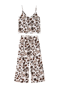 Cami Top and Wide Leg Trouser Set