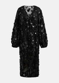 Shine Sequin Wrap Dress