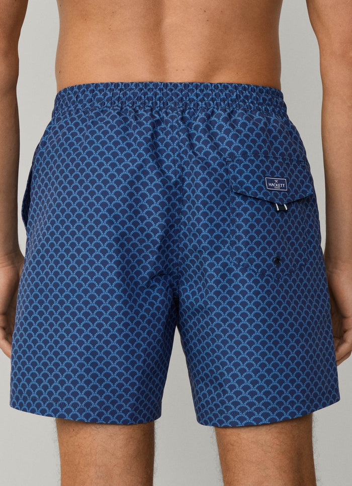Shore Print Swim Trunks