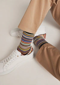 'Signature Stripe' Socks