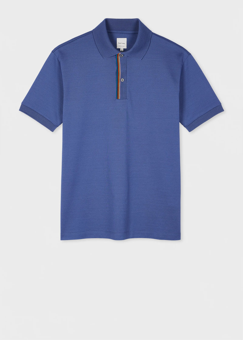 'Signature Stripe' Trim Polo